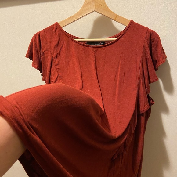 NWOT - Apt. 9 Stylish Ruffle Work Top! - Picture 4 of 5